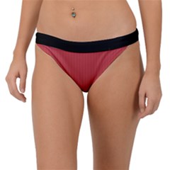 English Vermillion - Band Bikini Bottom by FashionLane