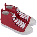 English Vermillion - Women s Mid-Top Canvas Sneakers View3