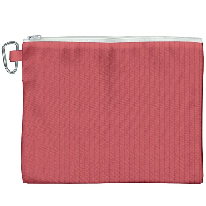 English Vermillion - Canvas Cosmetic Bag (XXXL)