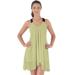 Faded Jade - Show Some Back Chiffon Dress by FashionLane