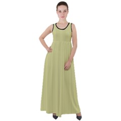 Faded Jade - Empire Waist Velour Maxi Dress by FashionLane