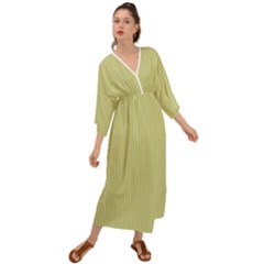 Faded Jade - Grecian Style  Maxi Dress