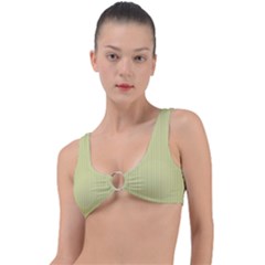 Faded Jade - Ring Detail Bikini Top by FashionLane