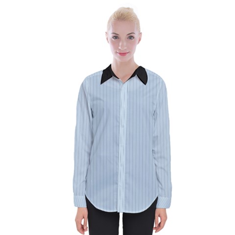 Beau Blue - Womens Long Sleeve Shirt by FashionLane