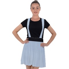 Beau Blue - Velvet Suspender Skater Skirt by FashionLane