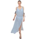 Beau Blue - Maxi Chiffon Cover Up Dress View1