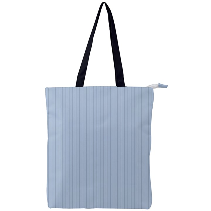 Beau Blue - Double Zip Up Tote Bag