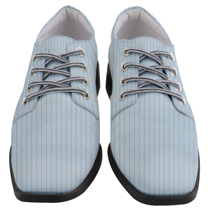 Beau Blue - Women Heeled Oxford Shoes