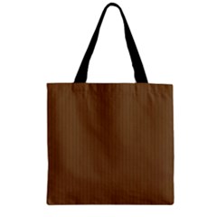 Coyote Brown - Zipper Grocery Tote Bag by FashionLane