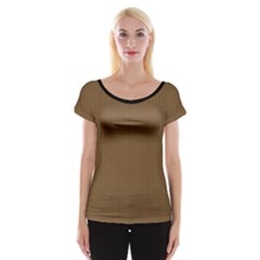 Coyote Brown - Cap Sleeve Top by FashionLane