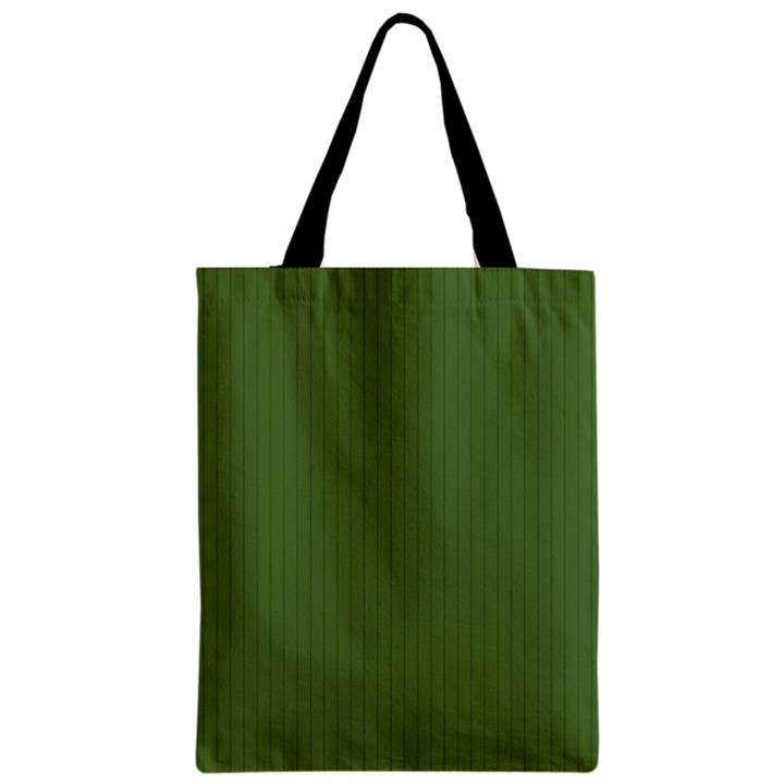 Crocodile Green - Zipper Classic Tote Bag