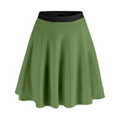 Crocodile Green - High Waist Skirt by FashionLane