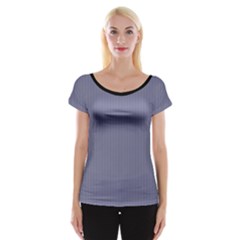 Flint Grey - Cap Sleeve Top by FashionLane