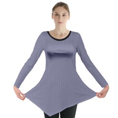 Flint Grey - Long Sleeve Tunic  by FashionLane