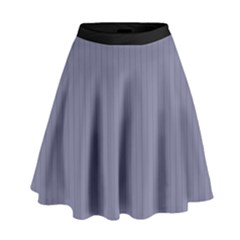 Flint Grey - High Waist Skirt by FashionLane