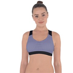 Flint Grey - Cross String Back Sports Bra by FashionLane