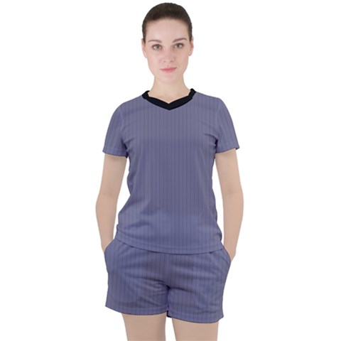 Flint Grey - Women s Tee And Shorts Set by FashionLane