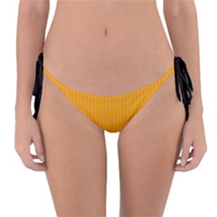 Fire Orange - Reversible Bikini Bottom by FashionLane