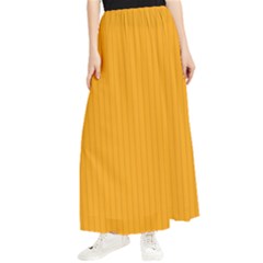 Fire Orange - Maxi Chiffon Skirt