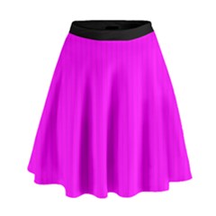 Fuchsia Pink - High Waist Skirt by FashionLane