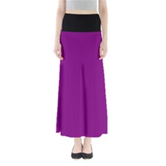 Lollipop Purple - Full Length Maxi Skirt by FashionLane