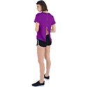 Lollipop Purple - Open Back Sport Tee View2