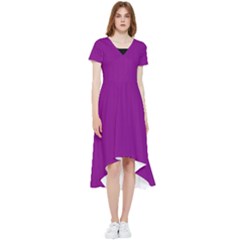 Lollipop Purple - High Low Boho Dress