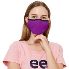 Lollipop Purple - Fitted Cloth Face Mask (adult)