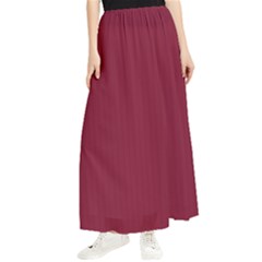 Rhubarb Red - Maxi Chiffon Skirt