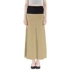 Rich Gold - Full Length Maxi Skirt by FashionLane