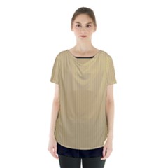 Rich Gold - Skirt Hem Sports Top by FashionLane