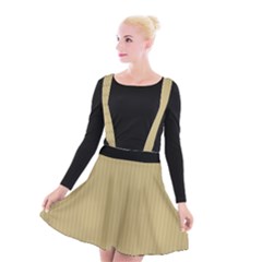 Rich Gold - Suspender Skater Skirt by FashionLane