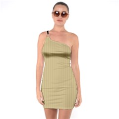 Rich Gold - One Soulder Bodycon Dress by FashionLane