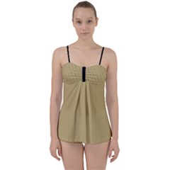 Rich Gold - Babydoll Tankini Set by FashionLane