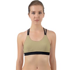 Rich Gold - Back Web Sports Bra by FashionLane