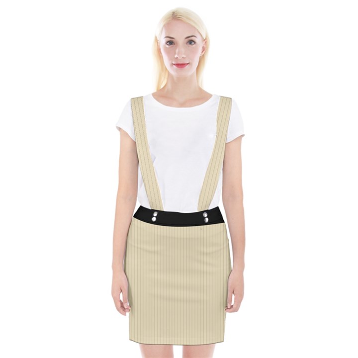 Dutch White - Braces Suspender Skirt