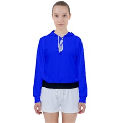 Just Blue - Women s Tie Up Sweat by FashionLane