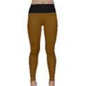 Just Brown - Lightweight Velour Classic Yoga Leggings View1