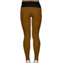 Just Brown - Lightweight Velour Classic Yoga Leggings View2