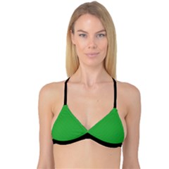 Just Green - Reversible Tri Bikini Top by FashionLane