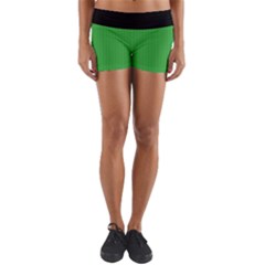 Just Green - Yoga Shorts by FashionLane