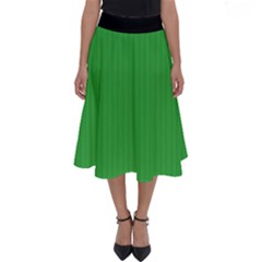 Just Green - Perfect Length Midi Skirt by FashionLane