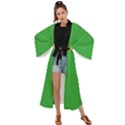 Just Green - Maxi Kimono View1