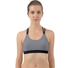 Just Grey - Back Web Sports Bra