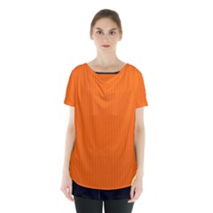 Just Orange - Skirt Hem Sports Top by FashionLane