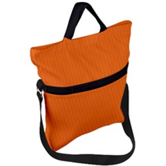 Just Orange - Fold Over Handle Tote Bag by FashionLane