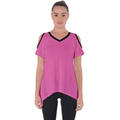 Just Pink - Cut Out Side Drop Tee by FashionLane