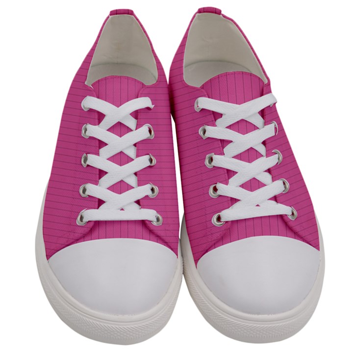 Just Pink - Women s Low Top Canvas Sneakers