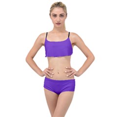 Just Purple - Layered Top Bikini Set by FashionLane