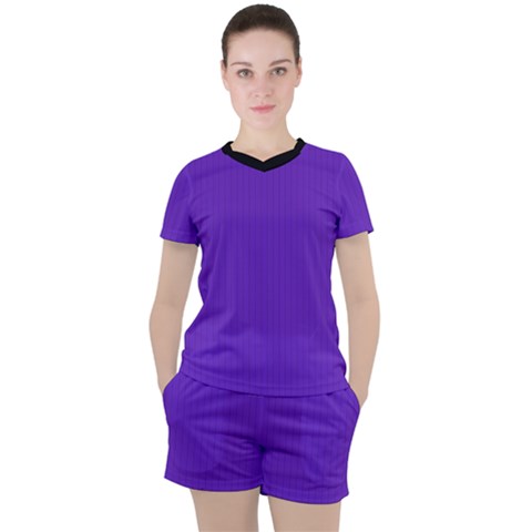 Just Purple - Women s Tee And Shorts Set by FashionLane